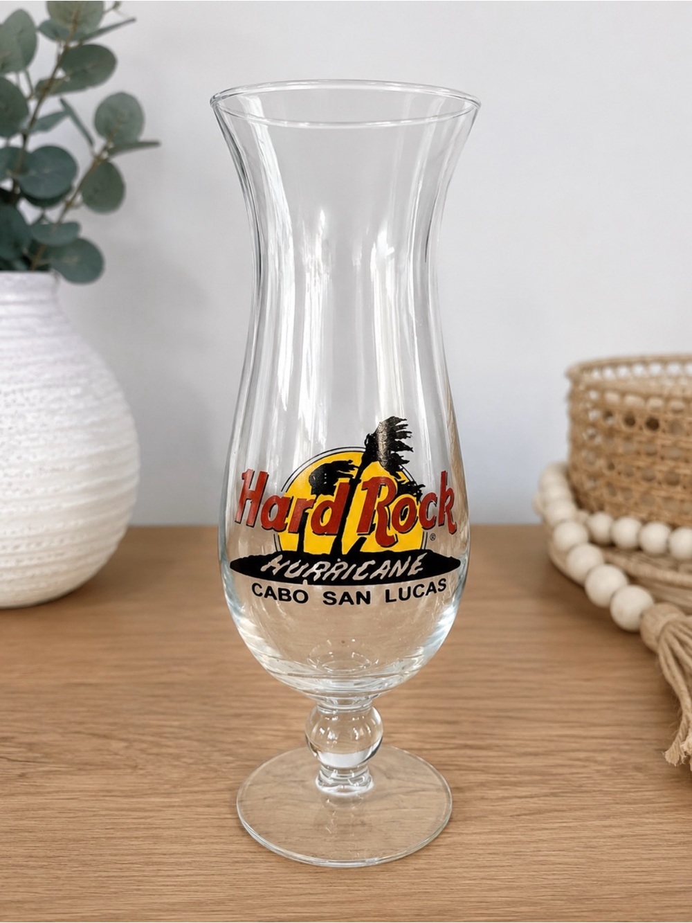 Vintage Hard Rock Cafe Hurricane Glass from Cabo